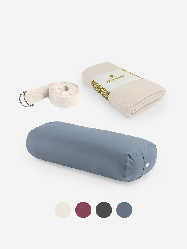 lotuscrafts-yin-yoga-bolster-set-restorative-l-yogabolster-korkbl-cke-bio-baumwo image 1
