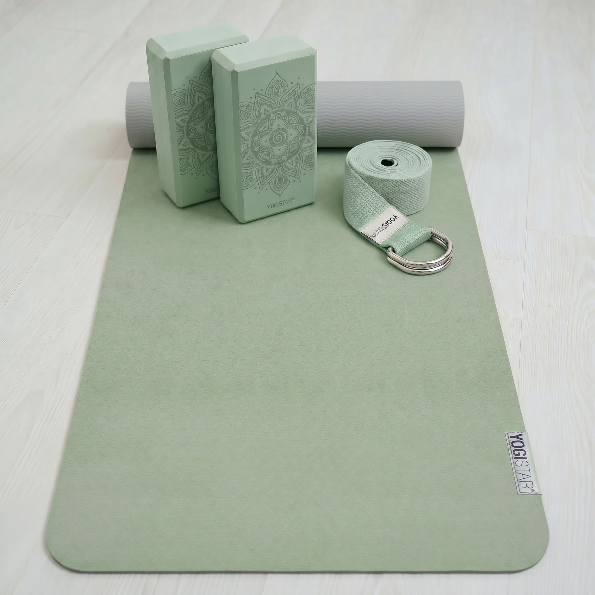 yogistar-yoga-set-pro-edition-velvet-mint-yogamatte-2-bl-cke-gurt image 1
