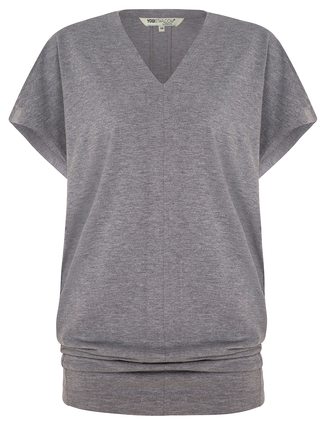 yogistar-yoga-t-shirt-freedom-pale-grey-marl image 1