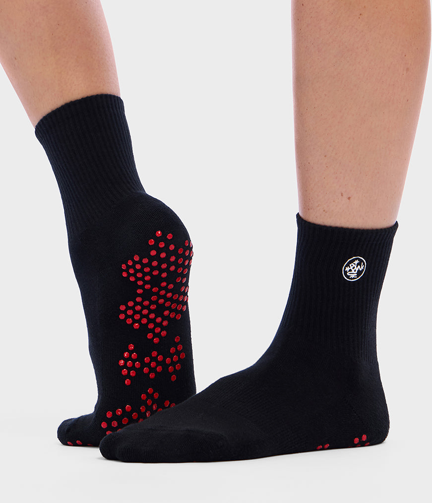 manduka-equilibria-pilates-halb-crew-socken image 4