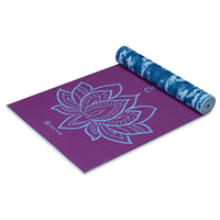 gaiam-reversible-purple-lotus-yogamatte-6mm image 8