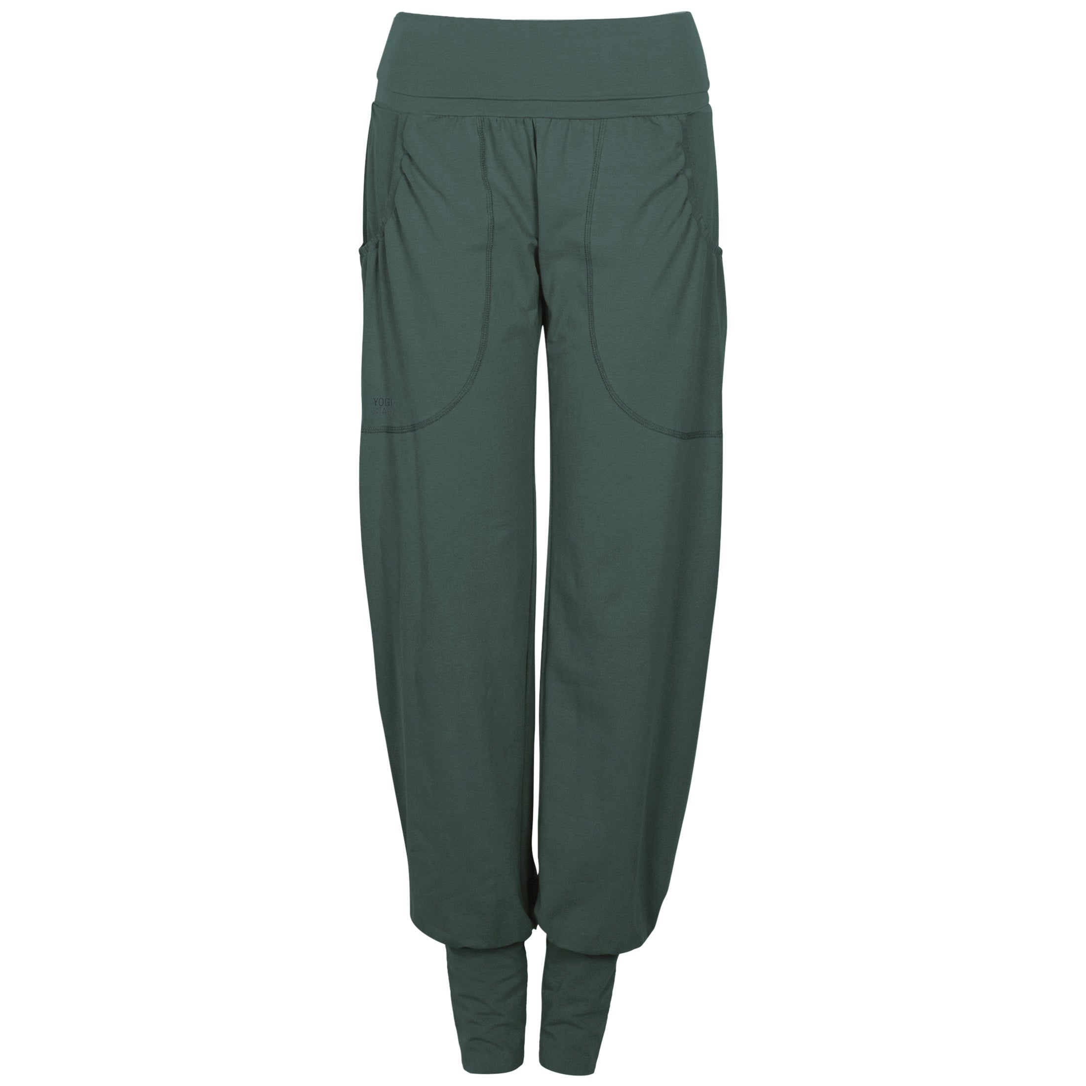 yogistar-yoga-harempants-rheia-pine-green-bio-baumwolle image 2
