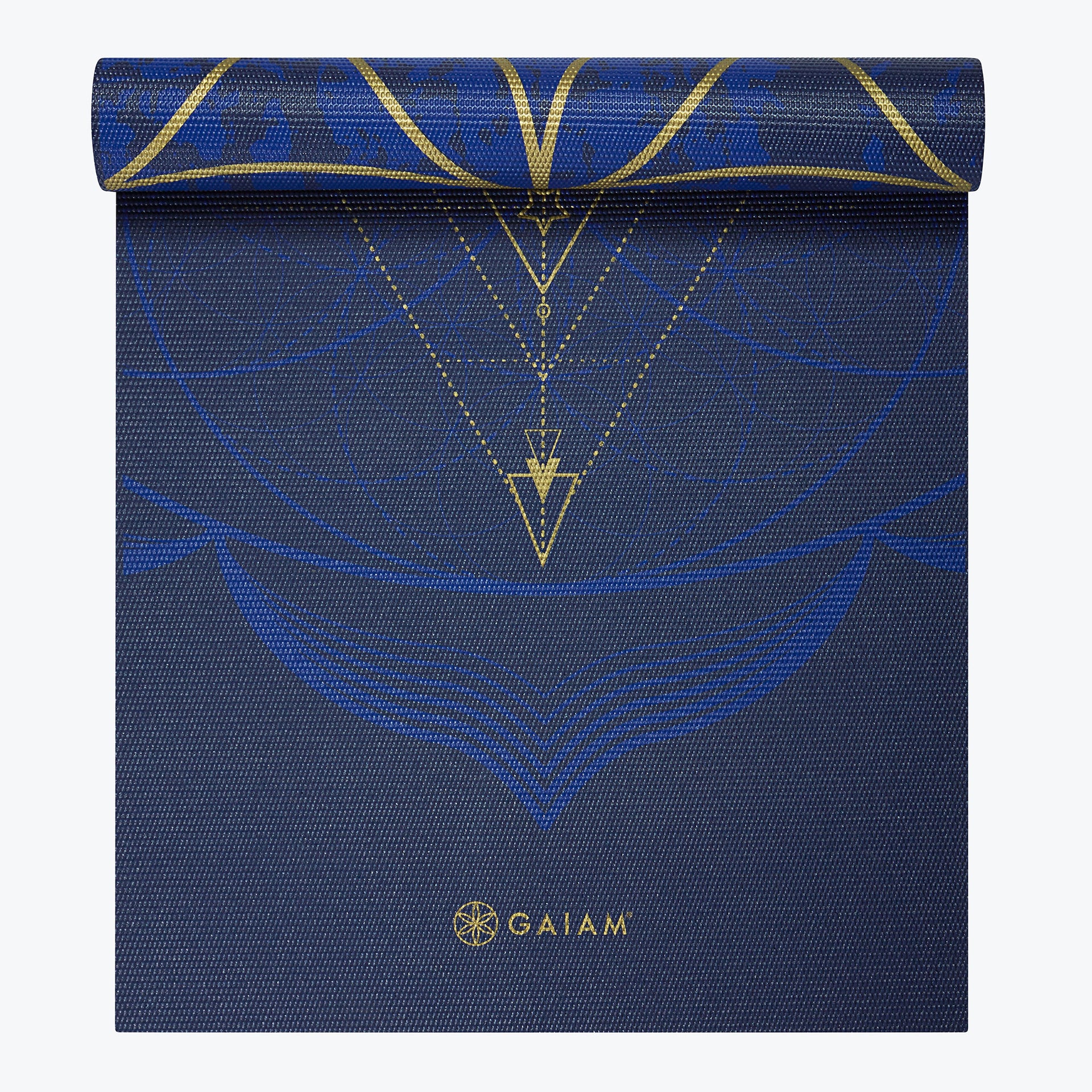 gaiam-reversible-metallic-sun-moon-yogamatte-6mm image 1