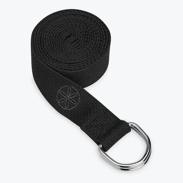 gaiam-yoga-strap-8ft-yogagurt-244-cm-mit-d-ring-schnalle image 1