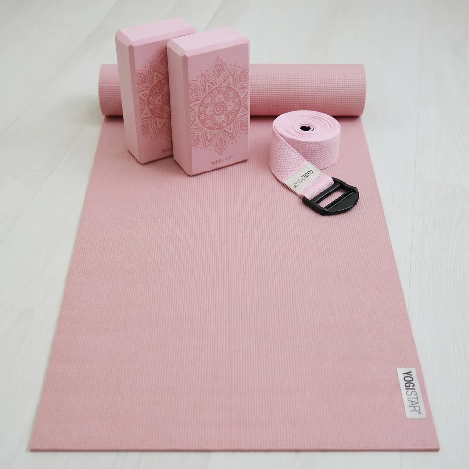 yogistar-yoga-set-starter-edition-velvet-rose-yogamatte-2-bl-cke-gurt image 1