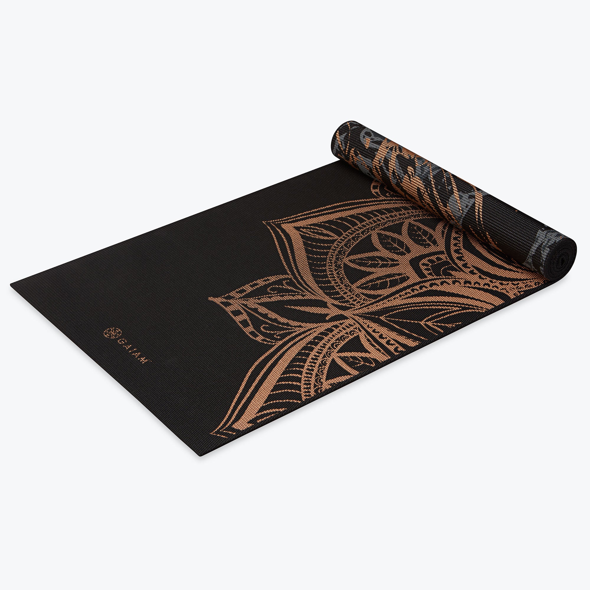 gaiam-premium-reversible-marbled-bronze-medallion-yogamatte-6mm image 4